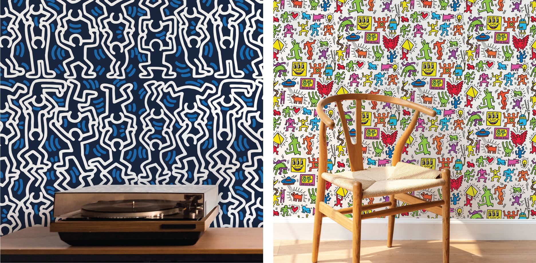 Keith Haring x YP Wallpaper