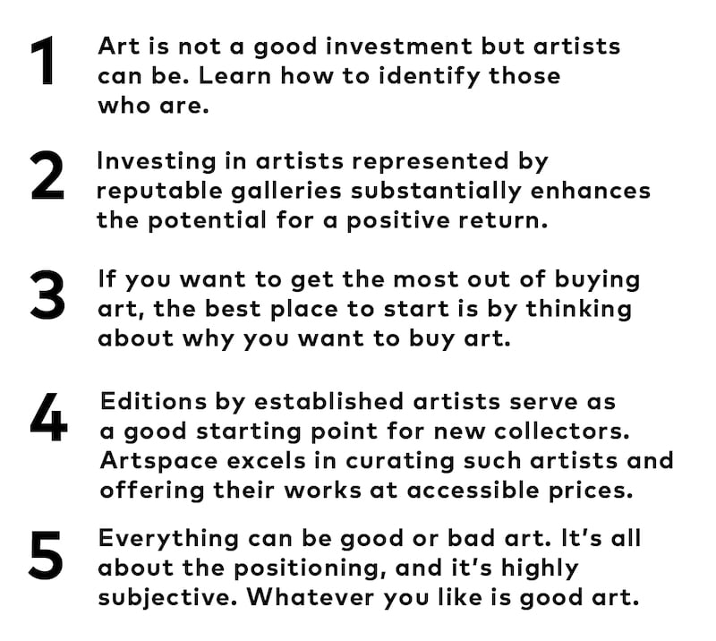5 Golden Rules For Art Collecting
